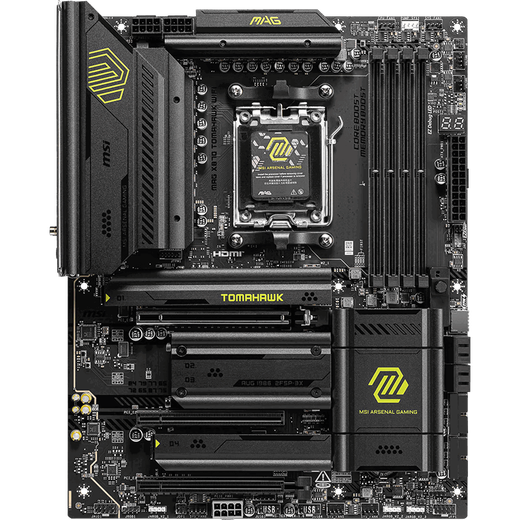 微星（MSI）X870 GAMING PLUS WIFI 电竞主板 支持CPU 9900X3D/9950X3D/9800X3D(AMDX870/socket AM5) 【战斧导弹】X870
