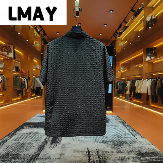 LMAYF6628'Primary Light Luxury Halbärmel 'Sommer atmungsaktiven Herren-Nischenstil All-Match. Das T-Shirt Lose Black 3xl (190-230jin [Jin ist gleich 0,5 kg]))