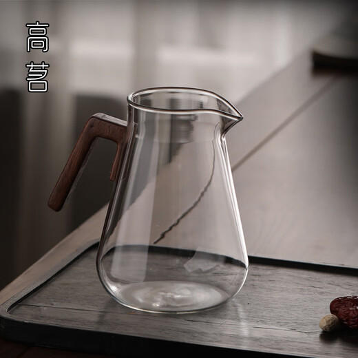 Gaoming Gongdao cup, large capacity, high borosilicate heat-resistant glass tea dispenser, household green tea special tea brewer, Kungfu tea accessories, Lixia Gonggong cup