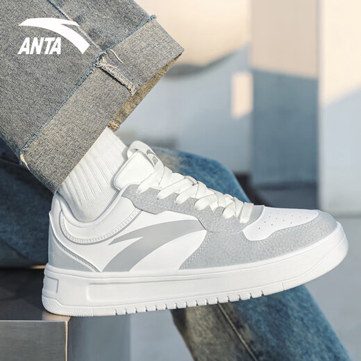 Antarctic shoes men's shoes autumn and winter new style youth classic versatile men's casual sports boys white shoes men's fog gray relaxed - trendy and versatile 42 official authentic - 24 hours fast delivery