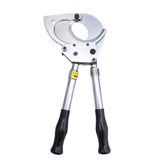 Cable Scissors Ratchet Scissors Gear Type Bolt Cutters Electrician Wire Steel Strand Cutting Wire Cutting Cable J40 Ratchet Cable Scissors Copper and Aluminum Below 30