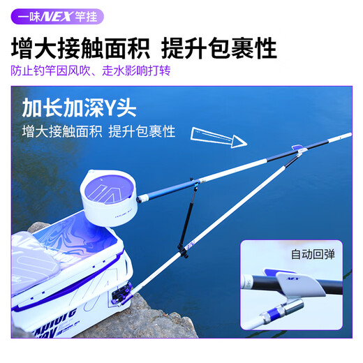 Yiyihua's NEX fishing rod bracket carbon turret fishing bracket rod large fishing box bracket 1.75mNEX rod hanging