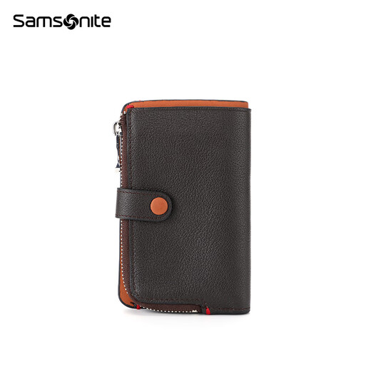 新秀丽（Samsonite）钥匙包新款多功能收纳包迷你便携零钱证件包TK7男女同款 深灰色