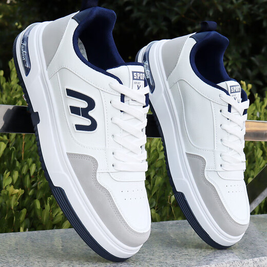 AJKI2025 Sommer White Shoes Herren Frühlings- und Sommer-neue Brettschuhe Männer vielseitige Männer Sportlosen Schuhe Wasserresistent und tragen resistent 9901 Meter Grün 44