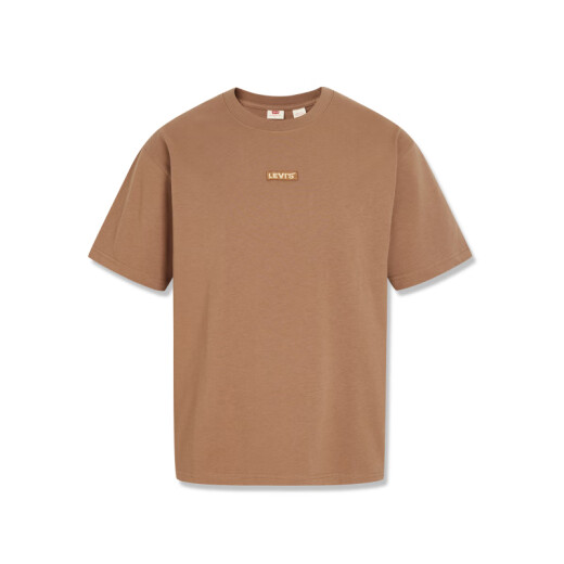 李维斯（Levi's）男士LOGO刺绣休闲圆领短袖T恤A9226 绿色 S