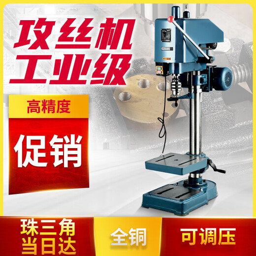 
He Jiangong Electric Tapping Machine Tapping Machine Desktop Working Tissue Machine Swj-16 Multifunctional Tapping Machine Swj-12TD [All Copper Lightweight Model] SWJ-12370W Single