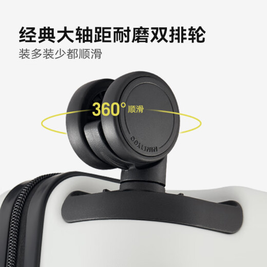 90分行李箱20英寸商务登机箱拉杆箱旅行箱密码箱箱子莱茵河灰色