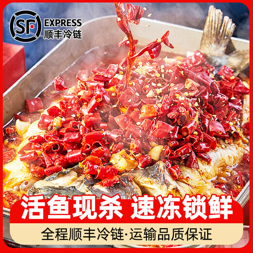 筷手小厨麻辣青花椒蒜香烤鱼精选鮰鱼 2-3人份 方便预制菜半成品加热即食 麻辣烤鱼 698g