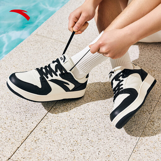 Anta First-Year Board Schuhe Herrenschuhe Sommer Dicke alleinige Schüler weiße Schuhe Ehepaar Retro Trendy Height-verstärkt Sportschuhe Freizeitschuhe