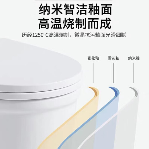 东鹏马桶家用抽水坐便器卫浴陶瓷超漩虹吸座便器静音工程节水防臭坐厕 829顶配超大管道超漩虹吸下水 300400mm