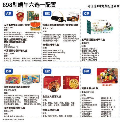 首祖端午节礼品卡券兑换券礼盒线上提货卡送礼品券员工福利送客户 首祖 698型 端午节卡券