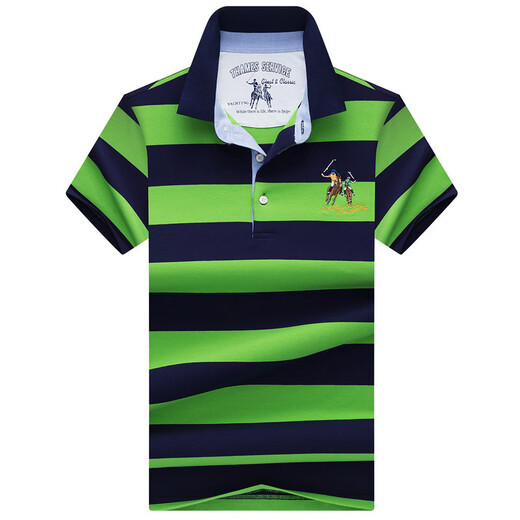 Gy Goldlion 2025 Été Nouveau t-shirt à manches courtes à manches courtes de coton à manches courtes de coton à manches courtes 3882 Green 4xl 3882 Green 4xl
