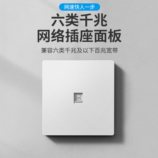 LSNUO Cable TV Socket Panel 86 сетевая панель двойной порт 6 категория 6 Гигабитная панель 7 категория 7 сетевой кабельный кабельный кабельный кабельный кабель панель