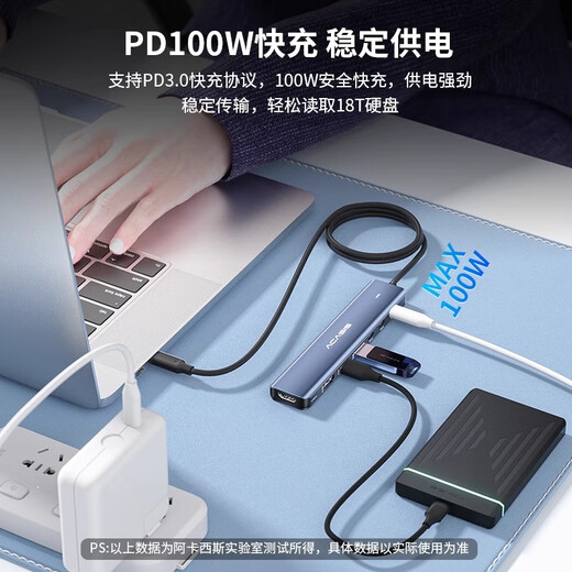Acasis Typec Expansion Dock USB Expander Dual HDMI-Multi-Screen-DISP-Expansion Laptop Multi-Port-Erweiterung DS-9901-2H