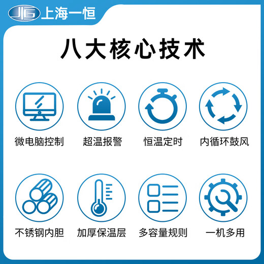 上海一恒电子电热恒温鼓风干燥箱实验室DHG9030A工业烘箱烤箱 以下为选购项；加购配件选