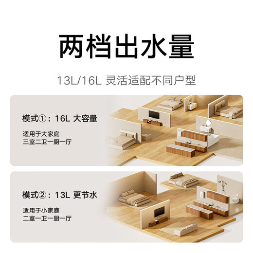 Mijia Xiaomi Dual Drive Water Servo Constant Temperature S10 16-liter Smart Gas Water Heater Level 1 Silent Natural Gas Capacity Increase Energy Saving Gas Saving National Subsidy Trade-In MJ05