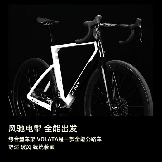 佳沃JAVA公路自行车油碟电子变速碳纤维弯把竞速赛车VOLATA R7170 紫色(电变铝轮) [480S]建议身高:166-172CM24