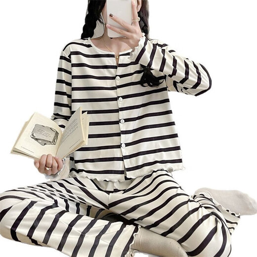 Gemas coloridas Pajama de seda de leche para mujeres estilo coreano estilo fragancia pequeña ropa delgada de dos piezas Guangzhou 13th Line KKH-12401 170 M