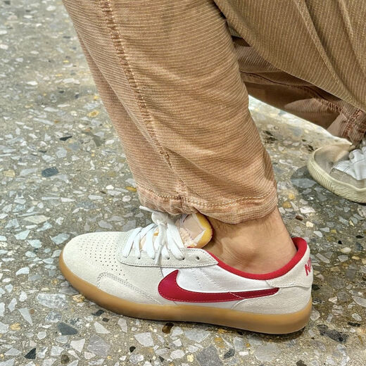 耐克（NIKE）男鞋2025新款夏季运动鞋SB HERITAGE VULC低帮板鞋缓震休闲鞋 CD5010-100狼灰白红 40