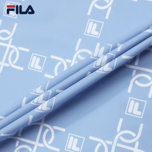 FILA 斐乐官方女士梭织外套2025夏新款休闲舒适满印防晒连帽上衣 满印一-ZA L 170/88A/L