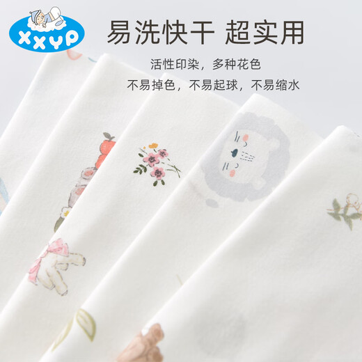 嘘嘘优品尿布婴儿可洗纯棉纱布新生儿尿介子舒适透气四季通用宝宝全棉夏季 40*60cm(1-5岁)卡通 5条装
