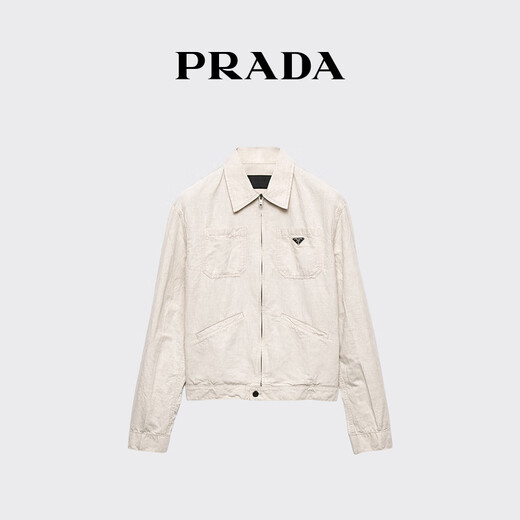 PRADA/Prada Gift Men's Chambray Short Jacket Natural Color S