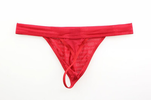 Men's Underwear Fearless Captain Mesh Men's Underwear Printed Men's Thong B1138 Dark Green M