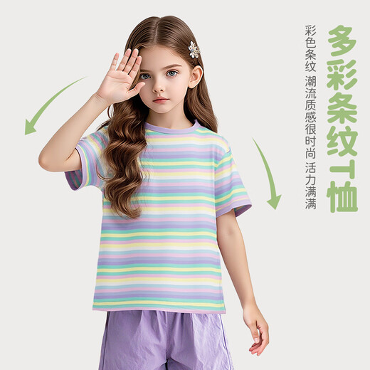 Marcolor Macaro Clothing Children's Girls Set de verano Summer Summer's 2025 NUEVO DOPAMINE DE SUMER SUMPLE