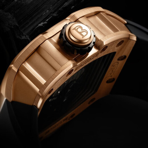 
BONEST GATTI watch German fully automatic hollow mechanical watch waterproof luminous light luxury wine barrel birthday gift gift for boyfriend watch BG9905 renewal green