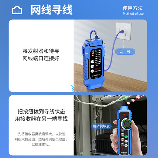 Smart Mouse Smart Mouse NF-802pro искатель линии, защита от помех, многофункциональный переключатель POE, нагрузочный тест, сетевой тестер