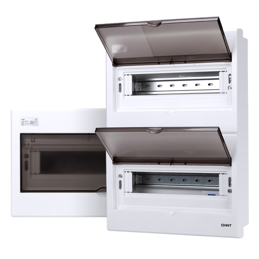 Chint (CHNT) distribution box household strong current box concealed electrical box box surface-mounted electrical box CHNT electrical box NEX5C series 4 circuits (concealed installation)