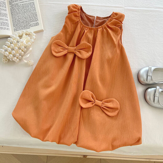 Hualin Fashion Guangzhou Dreizehn Summer Koreanische Mädchen im koreanischen Stil, Bow ärmellose Kleiderschwestern 1715217153 17152 Set M 110c
