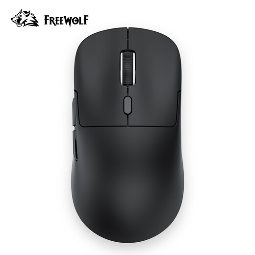 自由狼A6 游戏三模无线鼠标有线蓝牙电竞轻量化男女生通用USB台式笔记本电脑人体工学外设PAW3311长续航 A6 黑色【三模/24000DPI-1K回报率】