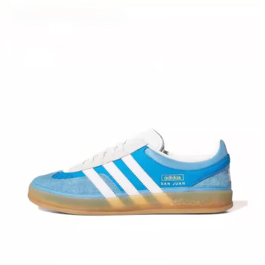 阿迪达斯（adidas）BadBunnyxGazelleIndoor灰白蓝复古低帮板鞋IF9734 灰蓝 if9734 36  正常尺码