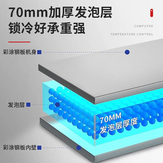 白雪稚乐大容量冰箱冷柜卧式冷藏家用双温冷冻正品两用小型商用 1098L2280*900*870