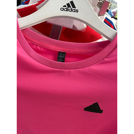 阿迪达斯 （adidas）短款T恤女夏季新款露肚脐上衣辣妹美式紧身棉短袖JV9859 JV9859_拍大一码  S _ 推荐85-110斤