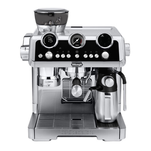 Delonghi Silber Knight Cold Brew Halbautomatische EC9885.M Kaffeemaschine Schleifen integriertes Haus für gewerbliche EC9885 Silber