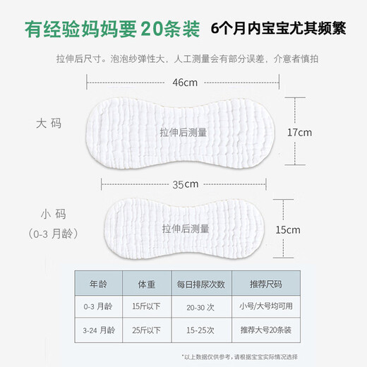 
Newborn baby gauze diaper meson cloth can wash urine ring baby diapers 12 layers of summer breathable and red fart 12 layers of gauze - 5 packs Small size [suitable for 0-3 months 5-12 Jin [Jin equals 0.5 kg]]