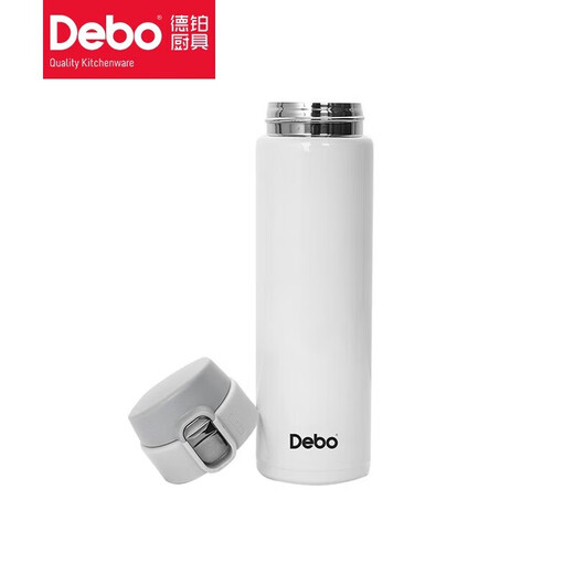 德铂Debo 男女生弹跳杯小巧车载水杯480ML托马斯保温杯 DEP-719 黑色/480ml