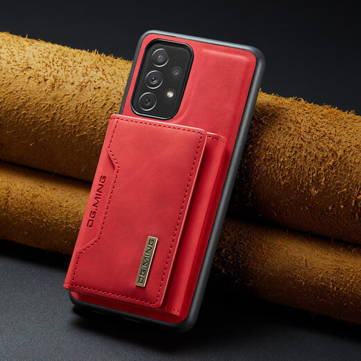 Suitable for Samsung Galaxy A73 wallet magnetic phone case A72 full-package anti-fall A71 special protective case M2 series [black] Samsung Galaxy A73 [5G version]