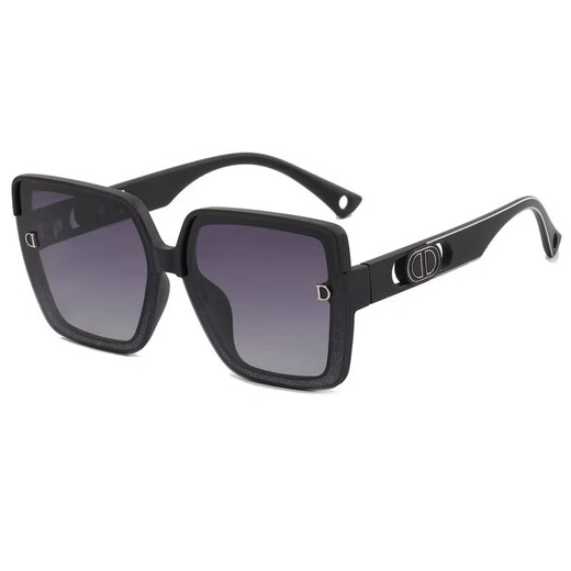 CONCISE KITE sunglasses for women, anti-UV polarized driving, non-slip sunshade sunglasses, women's glasses, high-end, small face, black