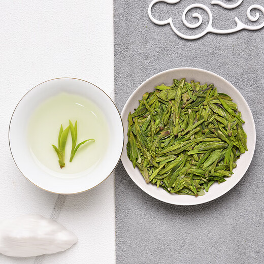 贡牌 绿茶真西湖龙井茶AA级50g2025年明前罐装