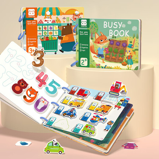 Wangfeng Baby reißen Buch Aufklärungsbücher Ruhige Hand reißen Buch frühes Unterrichten von Klettverschluss und Einfügen von Kinderspielzeug für Kinder 3-6 Jahre alte Erleuchtungsmodell [Spielen ohne Operation, wenn Sie es bekommen]