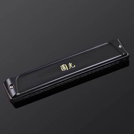Guoguang Old Domestic Harmonica Performance professionnelle Niveau 28 trous Advanced Adult Beginners 24 trous Performance de cadeau C-Key C-Key 28 trous Polyphon C-Key
