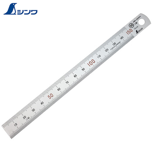 蒋之爱日本进口shinwa牌不锈钢直尺加厚钢板尺高精度钢直尺加硬 14109/抛光6米 其他