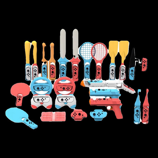 
Original switch Sports somatosensory sports set OLED sports racket accessories props NS accessories DOBE original SPORTS sports set 18 in 1