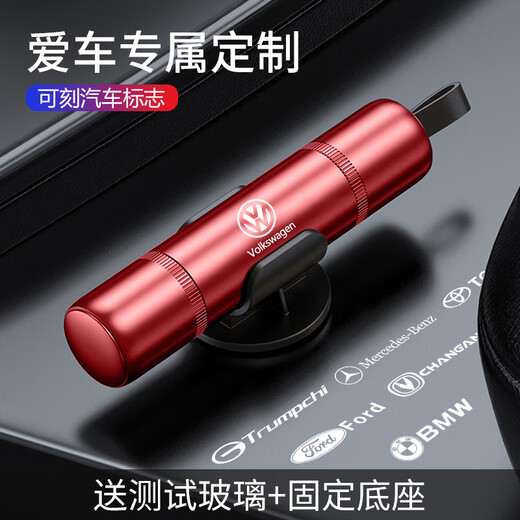 Wuji Multifunktionaler Autofenster Breaker Car Schneidmesser Glas Escape Safety Hammer Auto Notfall Hammer Sicherheitsgürtel