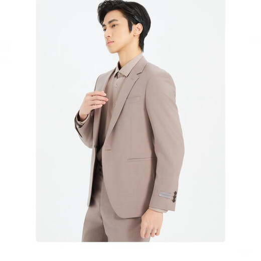 Lilan Q5CXF201SA 2025 spring new Lilan counter men's fashion single suit suit 2396 Q5CXF201SA light brown S 165/80A