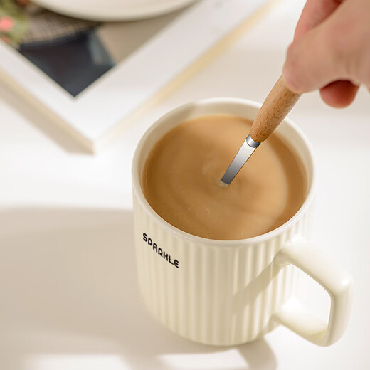 Amai mug ceramic cup vertical pattern cup breakfast cup water cup office milk cup AM1314