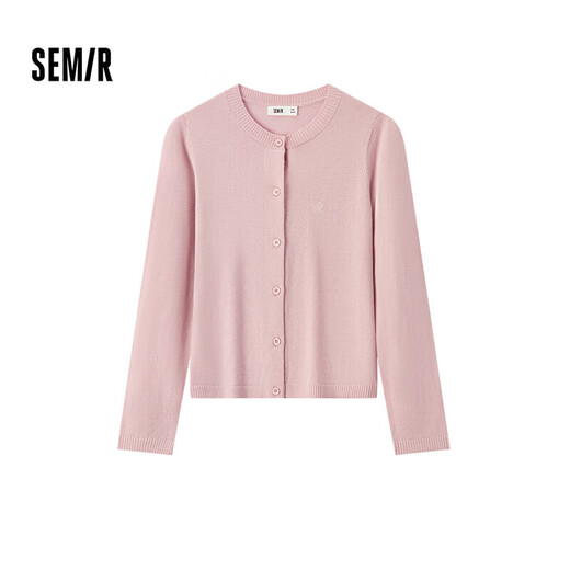 Semir (Semir) Semir Chen Turin knitted cardigan women's merino wool sweater 24 winter new style with warm inside 109724106001